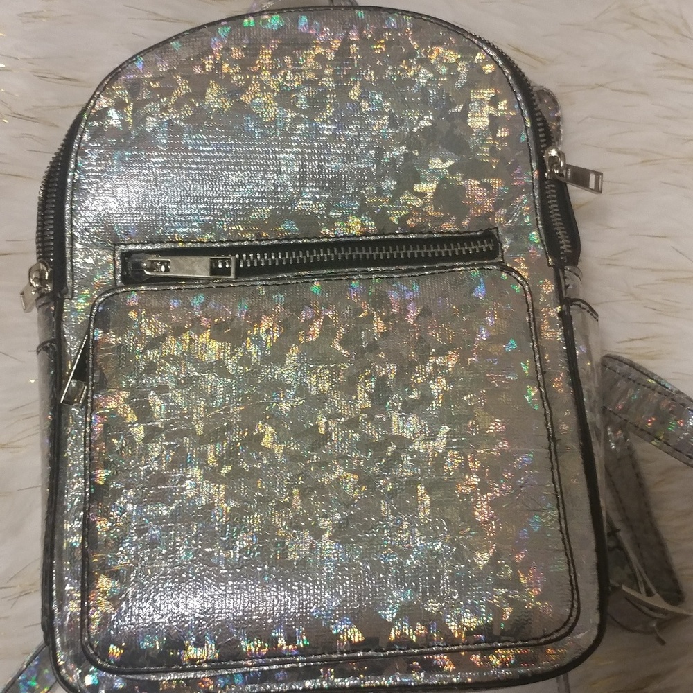 Dolls kill Holographic mini backpack